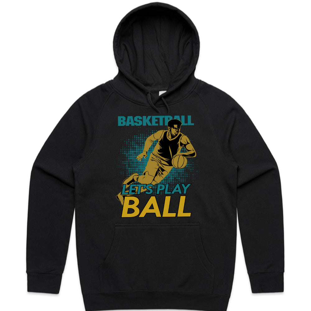 Courtside Hustle: Let’s Play Ball Basketball Tee