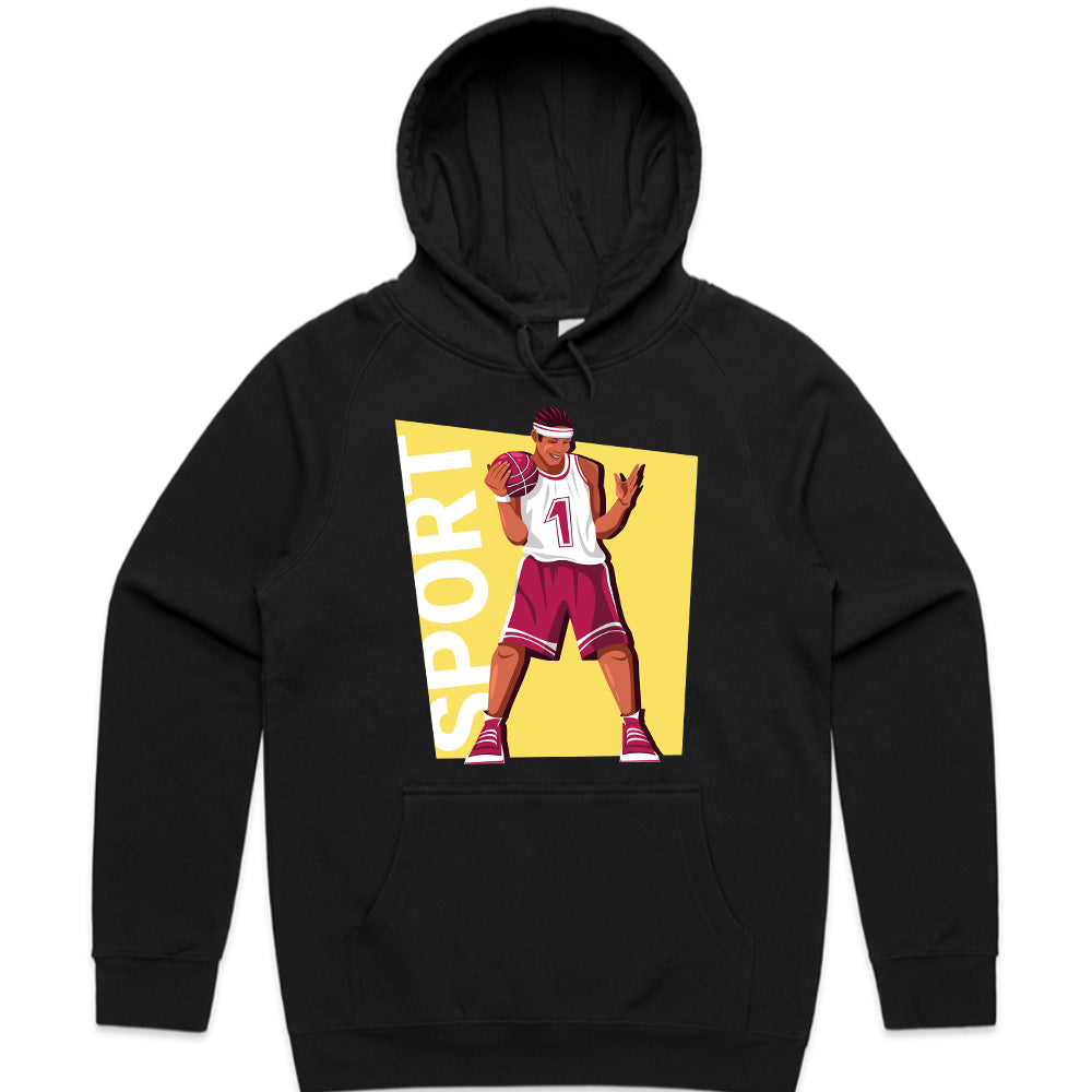 Court King Retro Basketball Tee