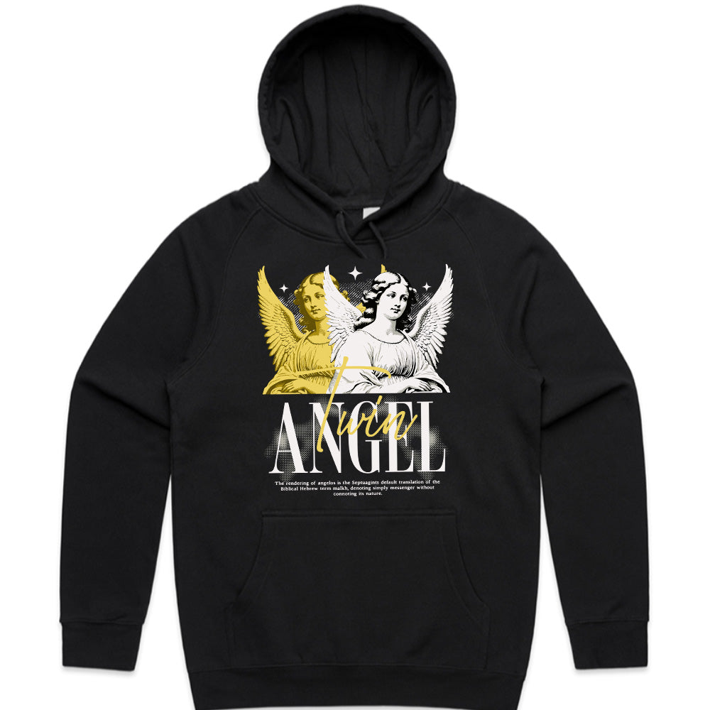 Celestial Twins: Dual Guardian Angel Tee