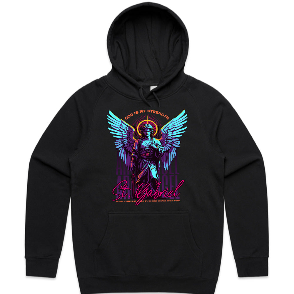 Neon Archangel: St. Gabriel Divine Strength Tee