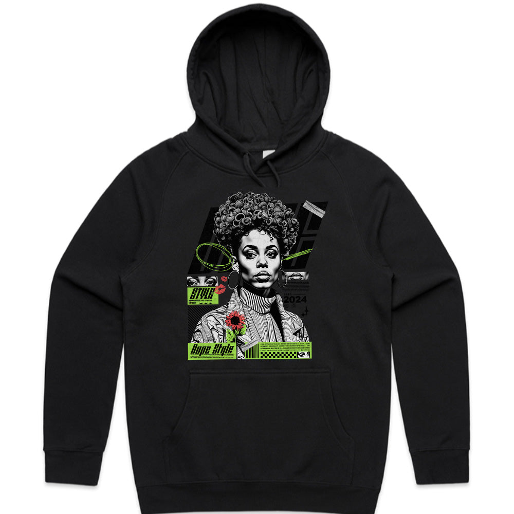 Dope Visionary: Neon Retro Queen Tee