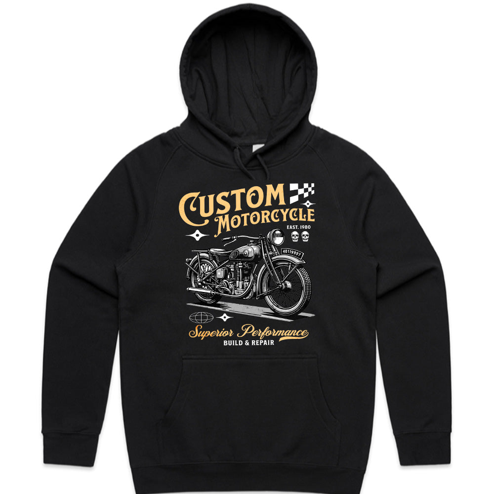 Vintage Torque: Custom Motorcycle Heritage Tee