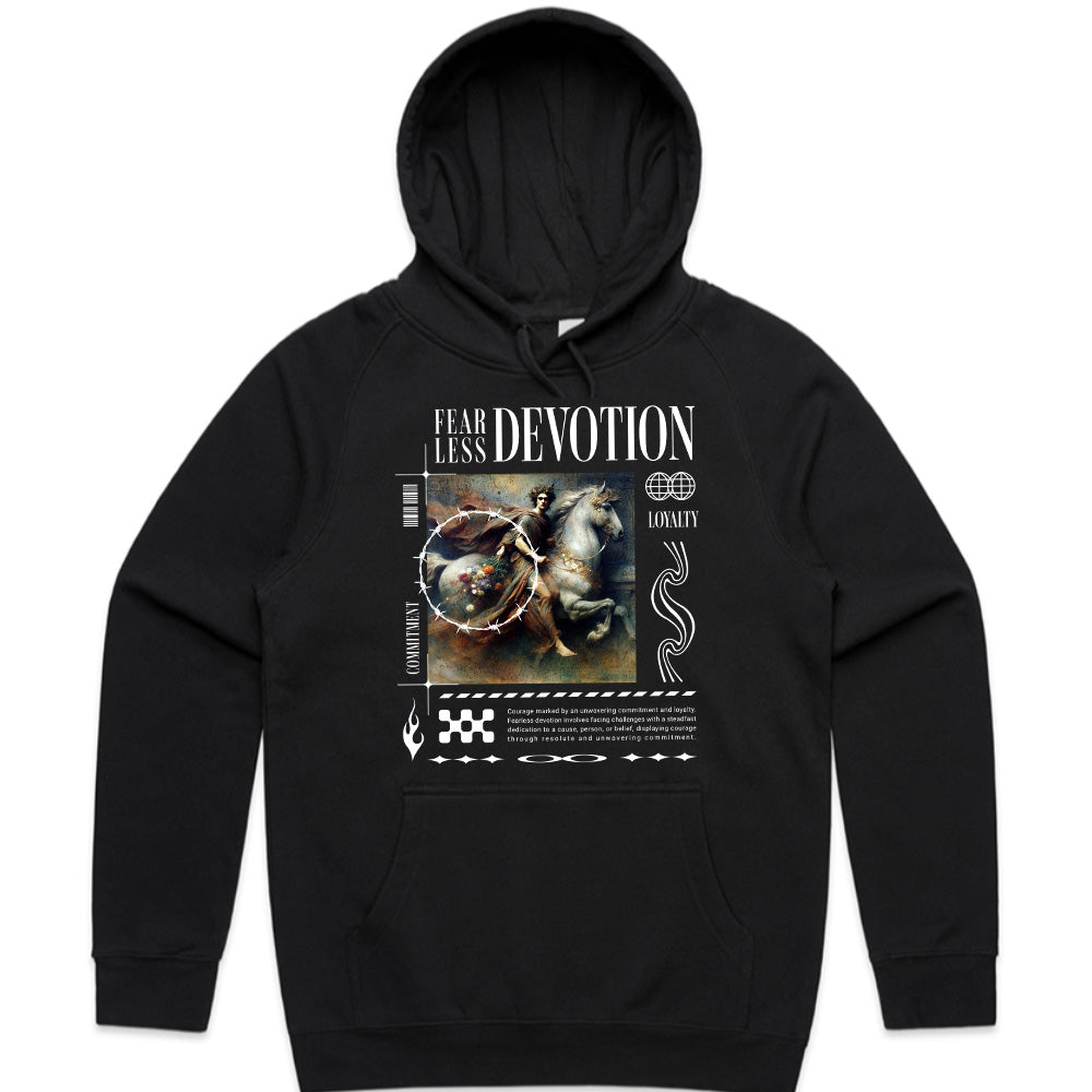 Fearless Devotion: Renaissance Warrior Streetwear Tee