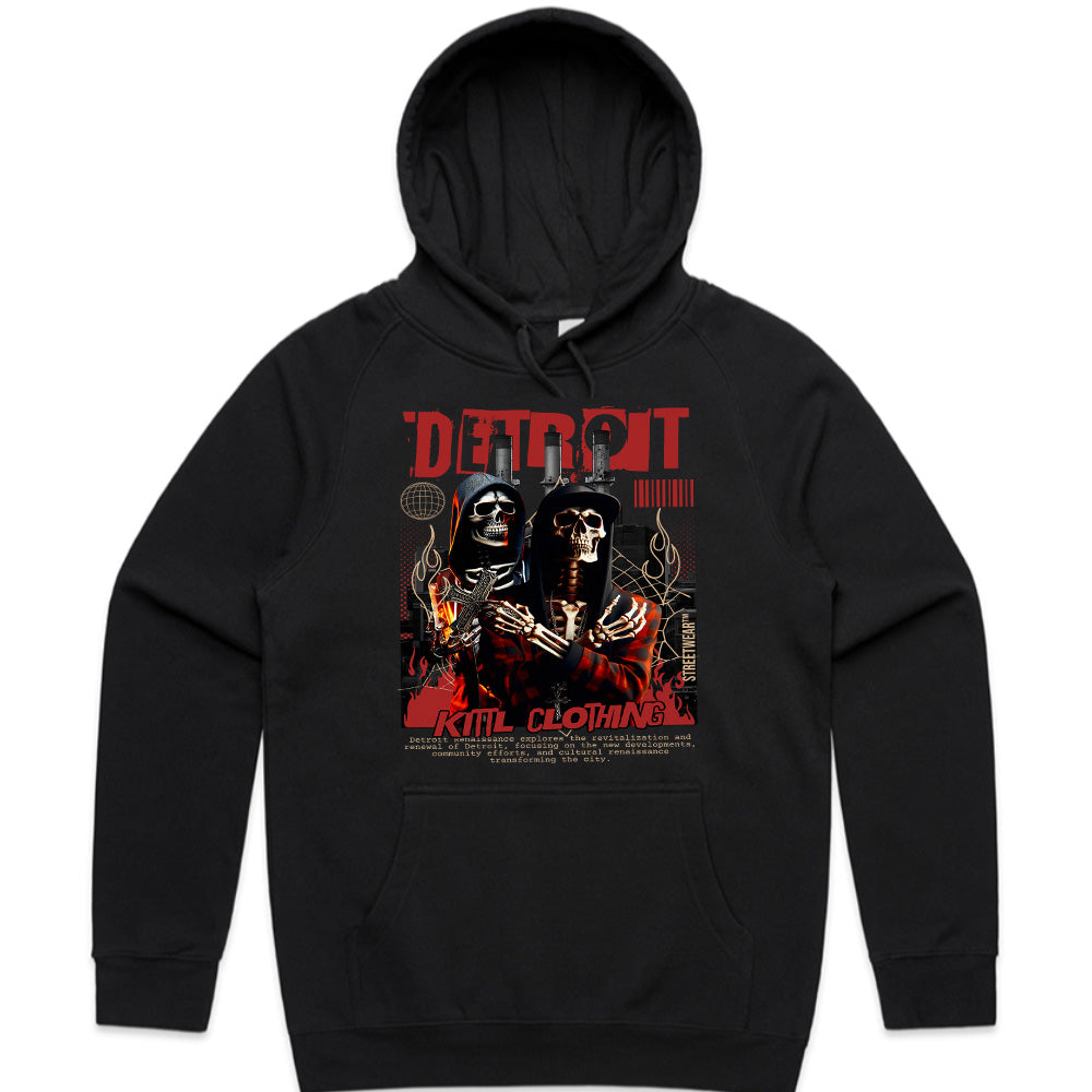 Detroit Rebirth Skeletons Tee
