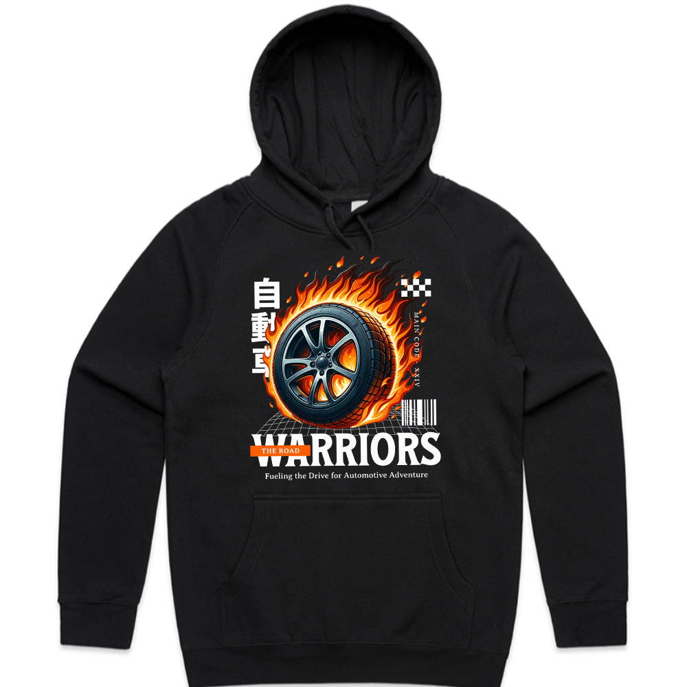 Blazing Drive: Road Warriors Automotive Tee