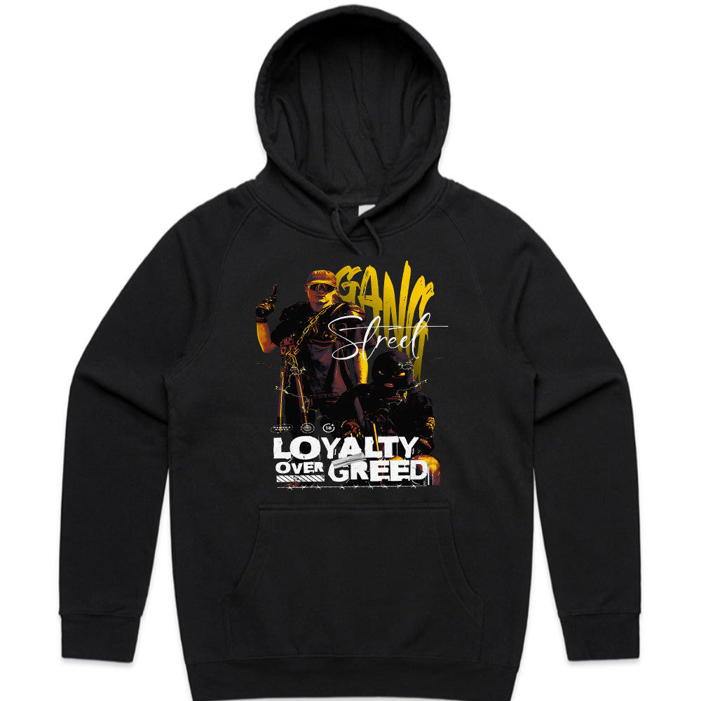 Street Loyalty: Gang Over Greed Tee