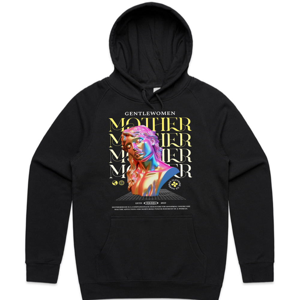 Ethereal Matriarch: Chromatic Goddess Motherhood Tee