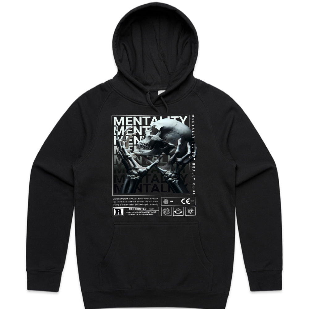 Grim Resilience: Mentality Skull Street Tee