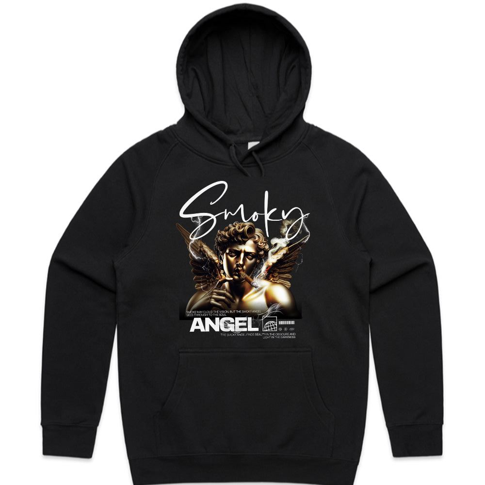 Smoky Angel: Rebel Cherub Streetwear Tee