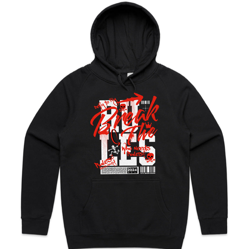 Anarchist Spirit: Break the Rules Graffiti Tee