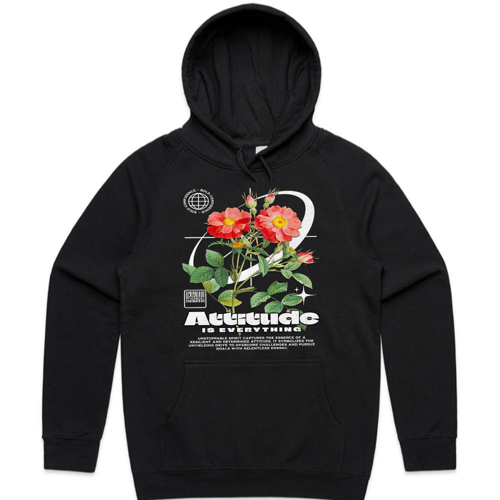 Relentless Bloom: Attitude is Everything Floral Tee