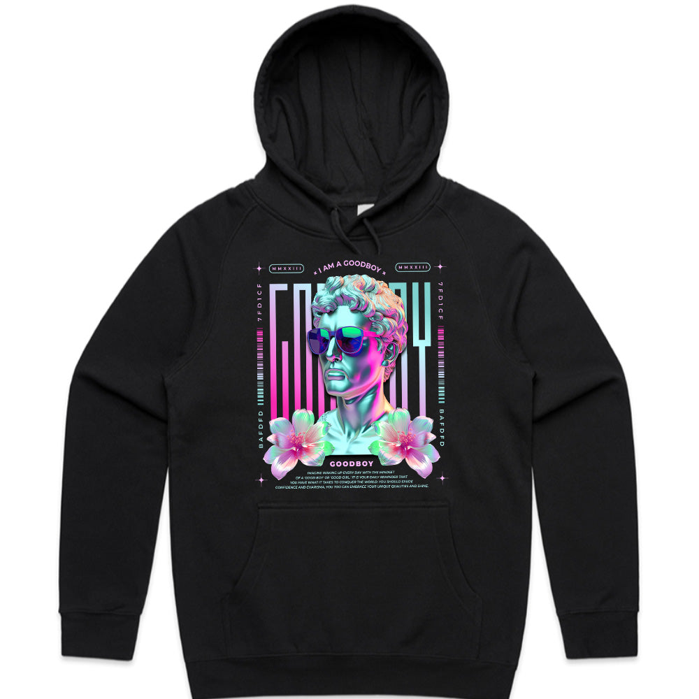 Vaporwave Virtuoso: Neon Goodboy Tee