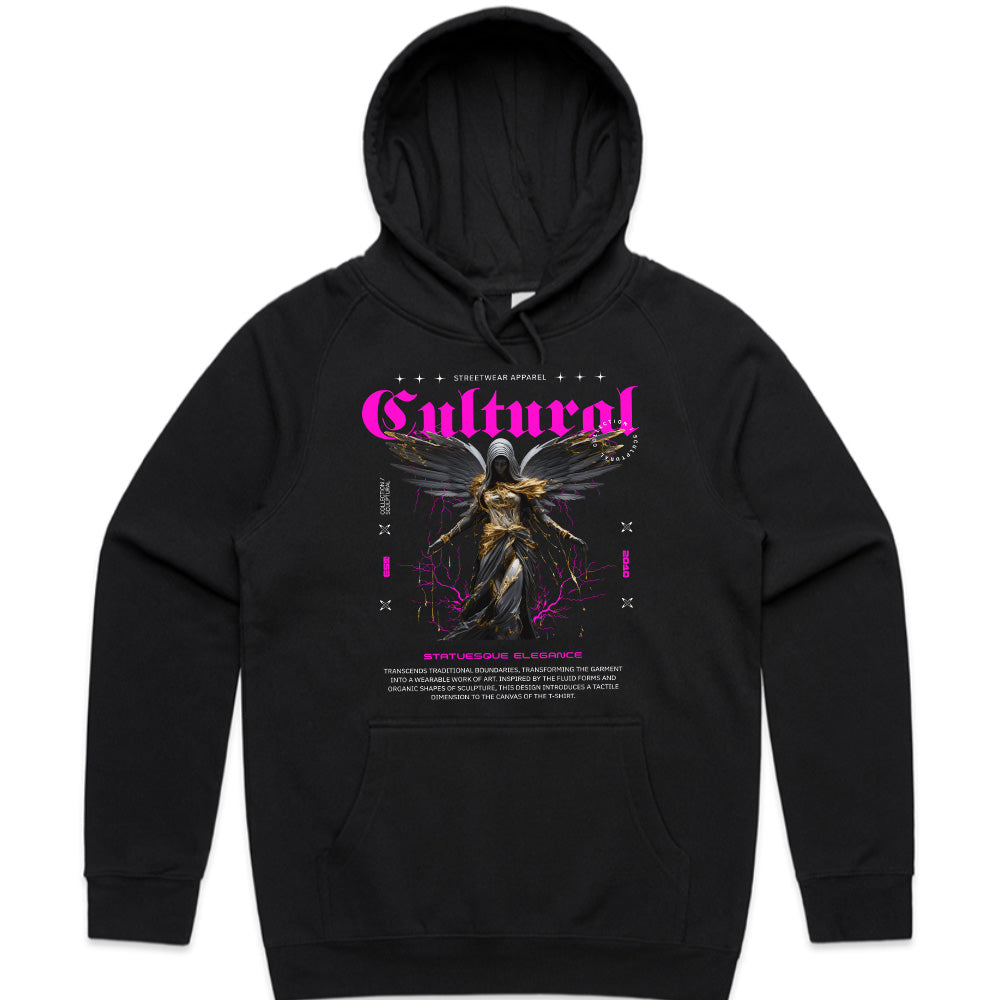 Cultural Rebirth: Gothic Angel Streetwear Tee