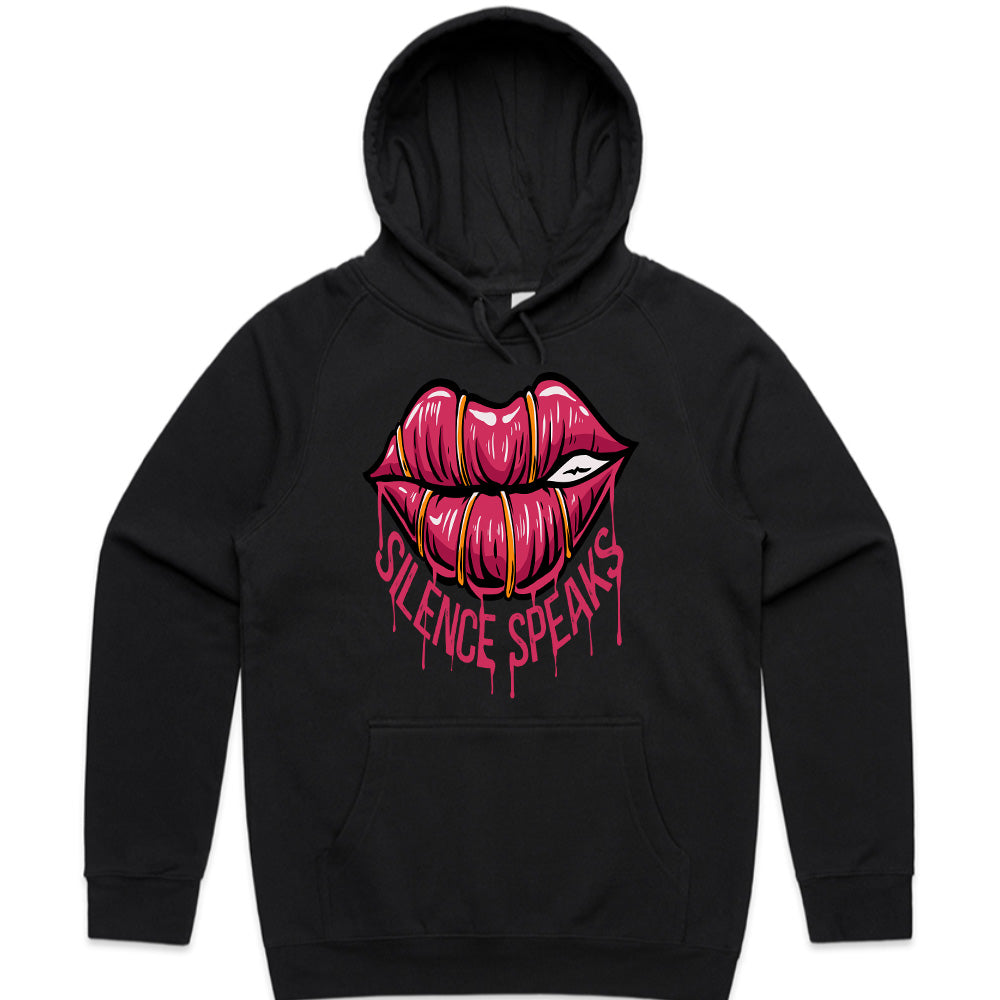 Silence Speaks: Bold Lips Statement Tee