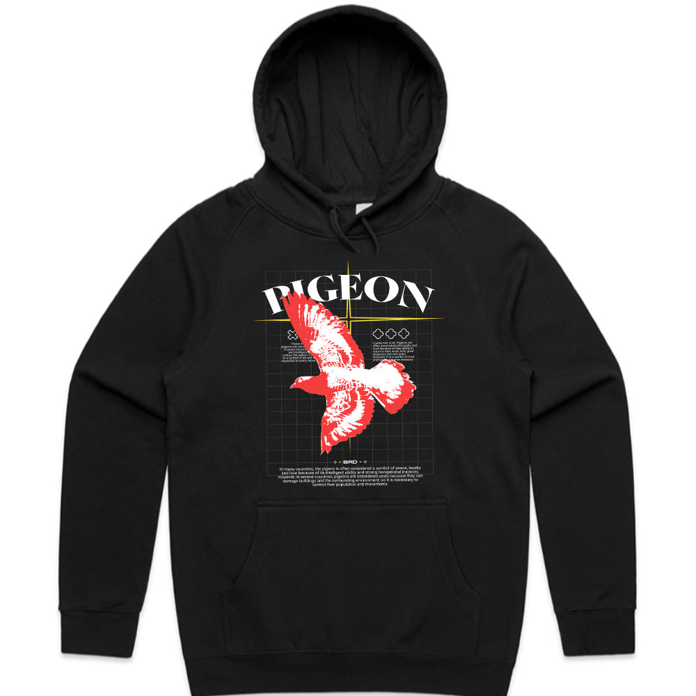 Urban Flight: Pigeon Grid Streetwear Tee