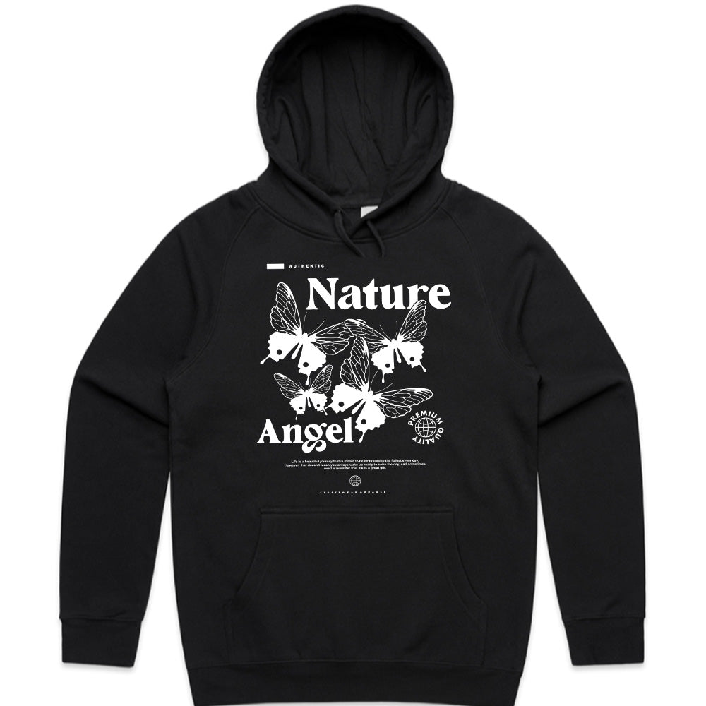 Nature Angel: Monochrome Butterfly Essence Tee