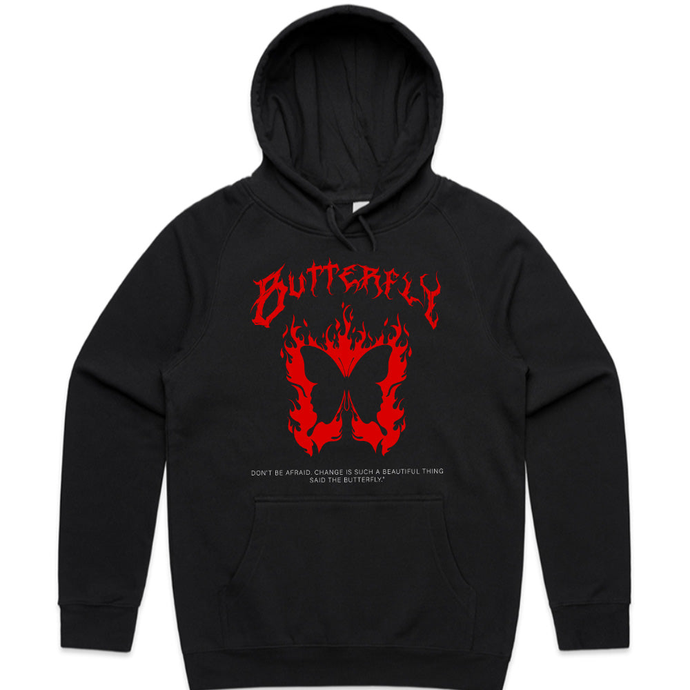 Flaming Metamorphosis: Butterfly of Change Tee