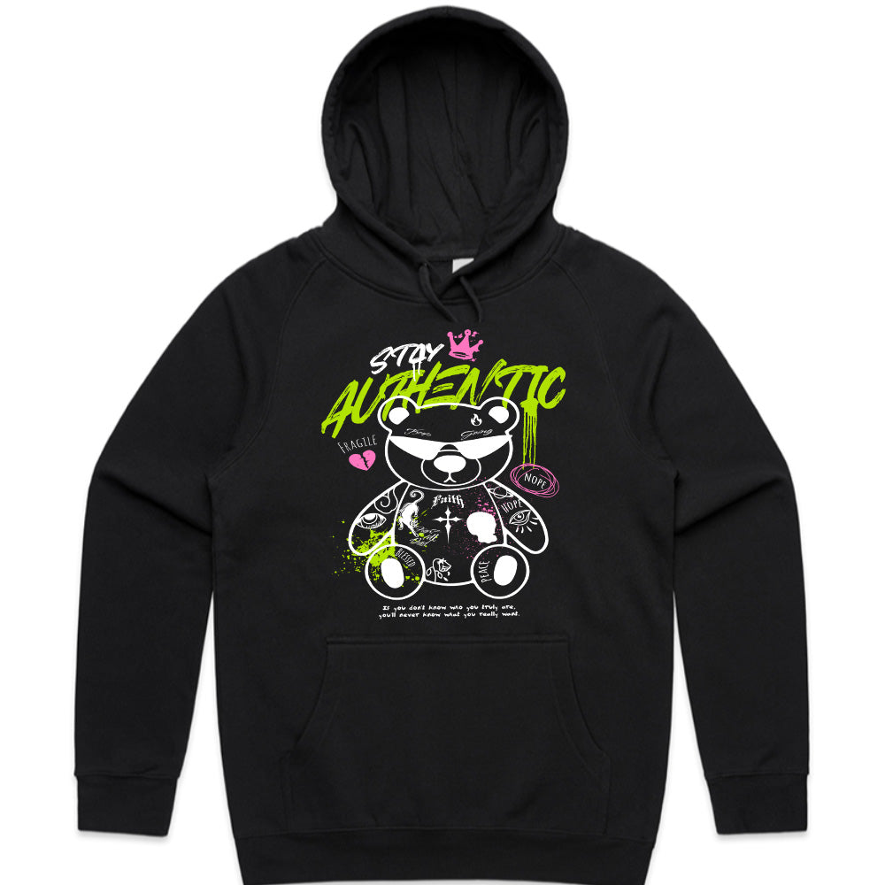 STAY AUTHENTIC: Graffiti Bear Expression Tee