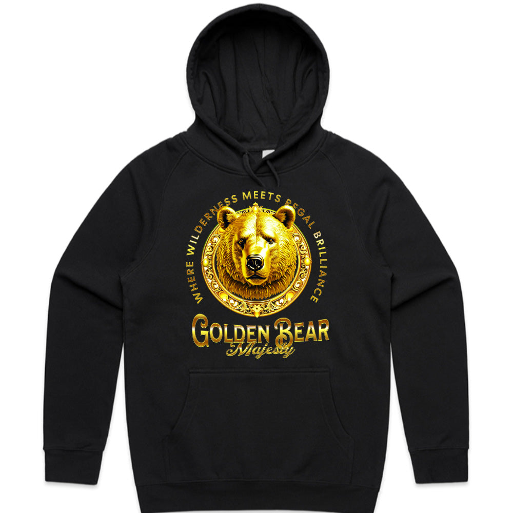 Regal Roar: Golden Bear Majesty Tee