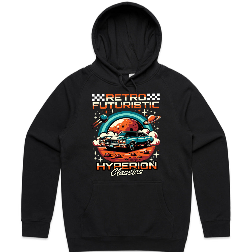 Cosmic Cruiser: Retro Futuristic Hyperion Tee