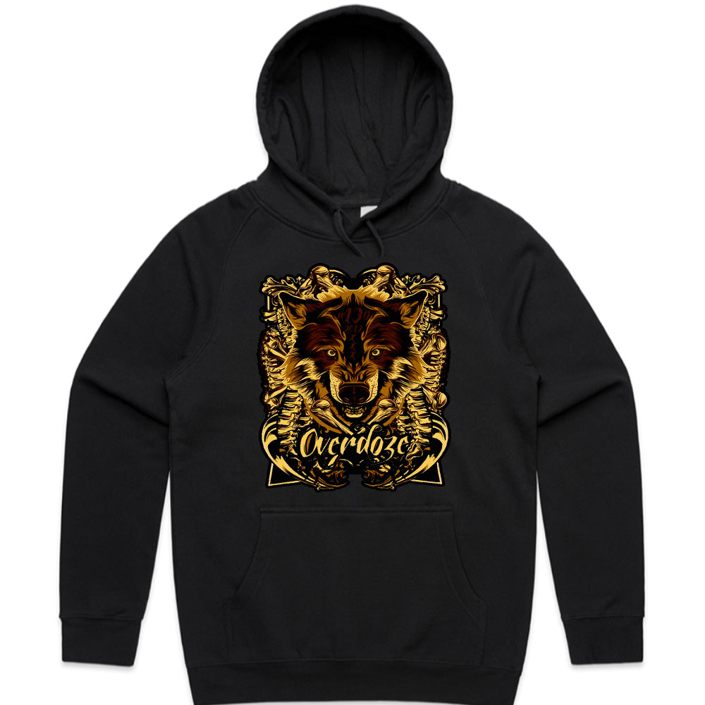 Savage Overdose: Golden Alpha Wolf Tee