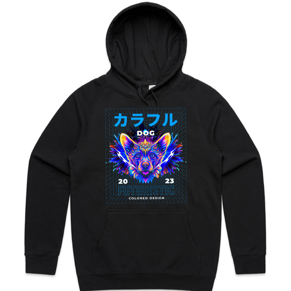 Neon Prism Pup Tee
