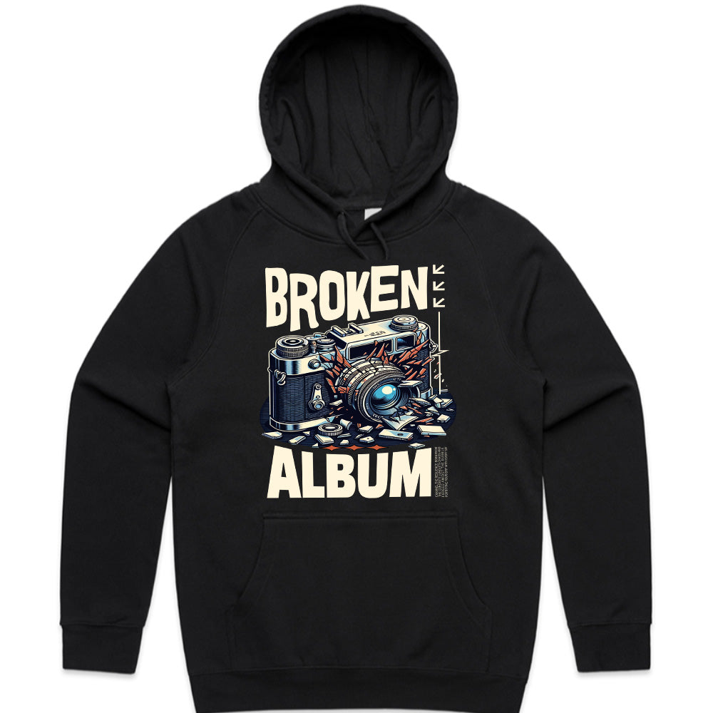 Broken Album Retro Camera Tee
