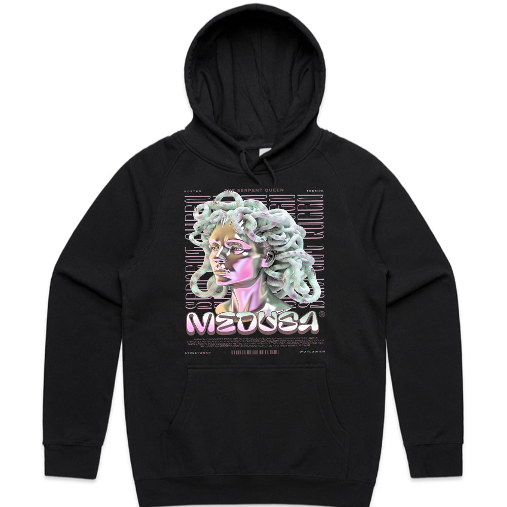 Serpent Queen: Neon Medusa Streetwear Tee