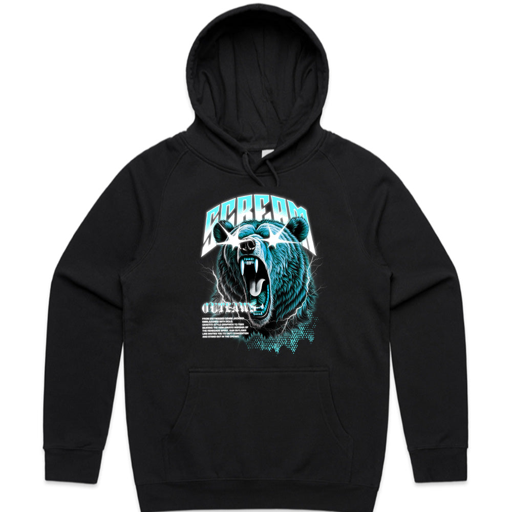 Outlaw Scream Bear Tee