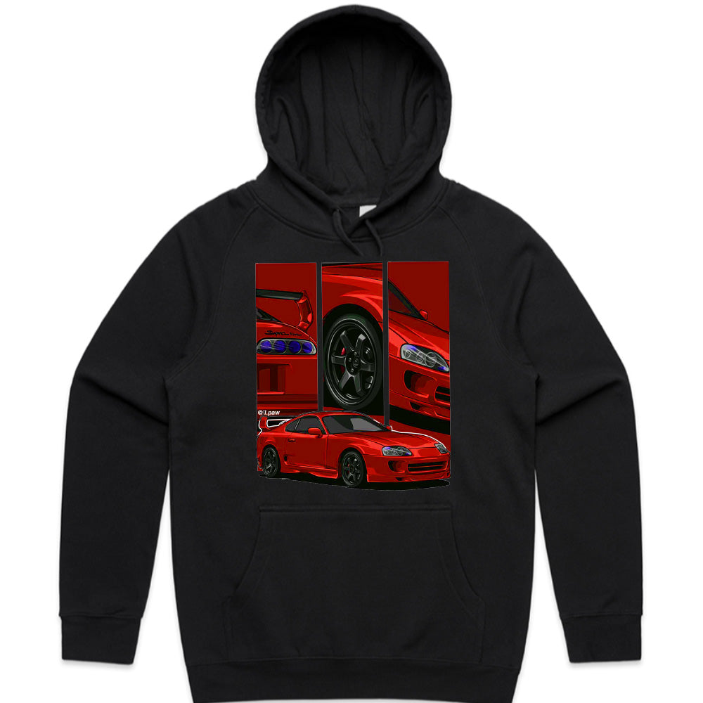 Supra MK4 Red Legend: JDM Icon Split Edition