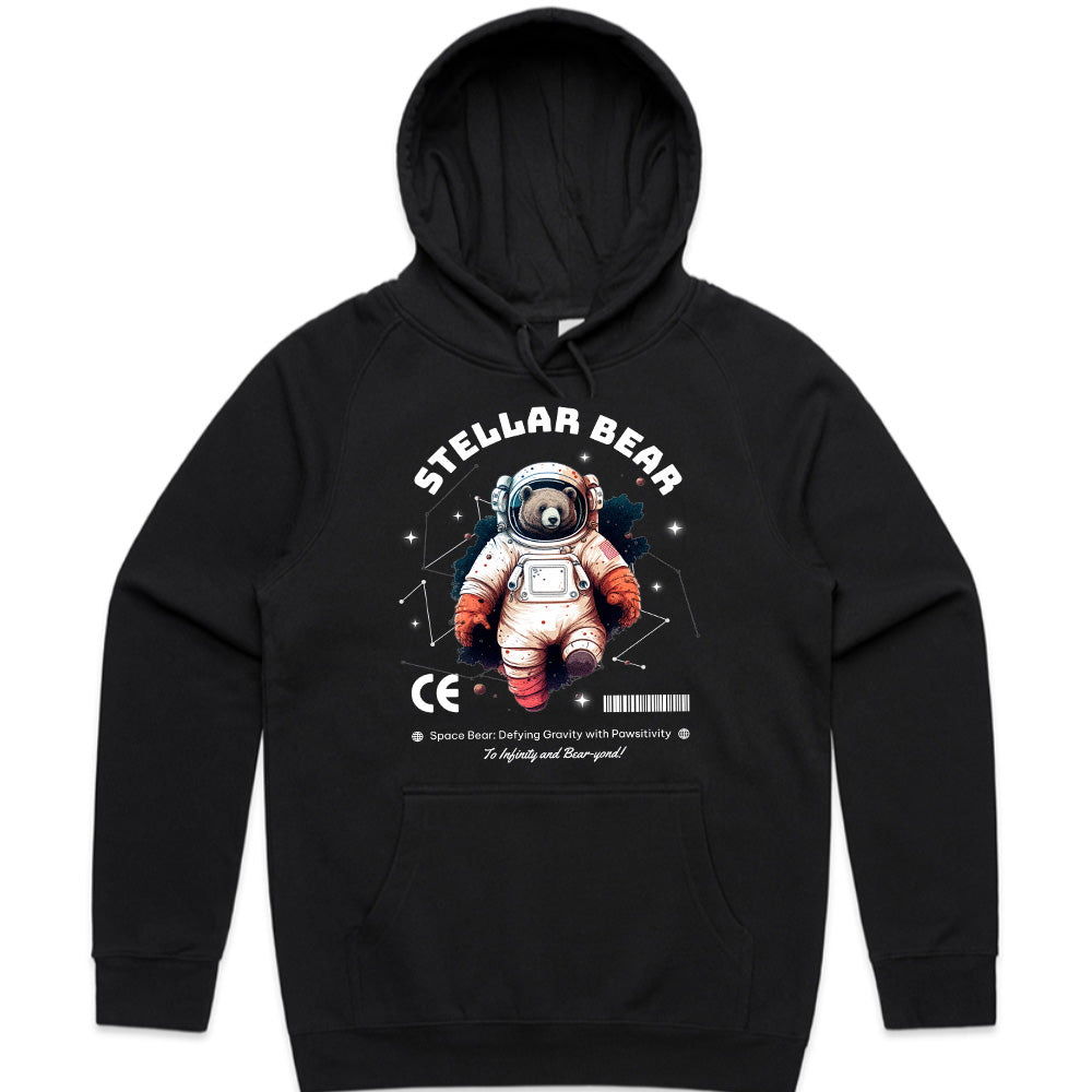 Stellar Bear" Astronaut Space Explorer Graphic Tee