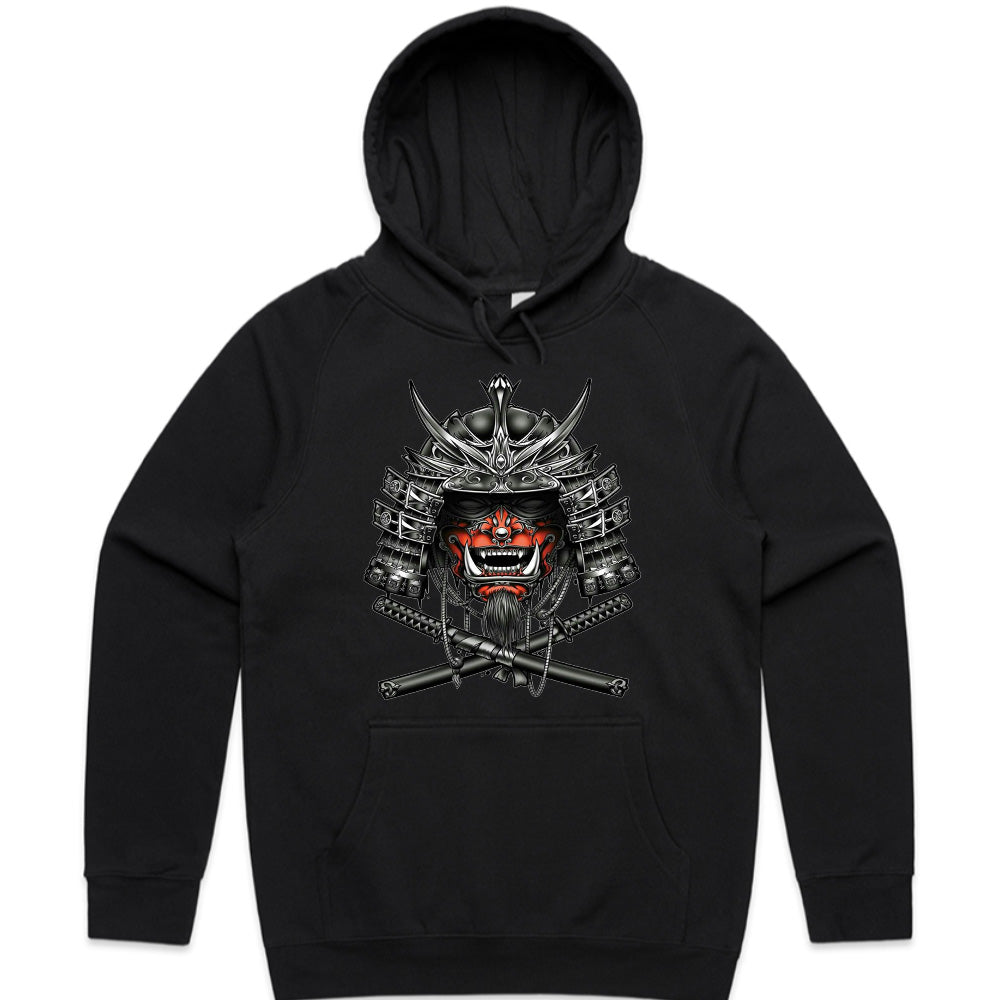 Wrathful Ronin: Crimson Oni Samurai Tee