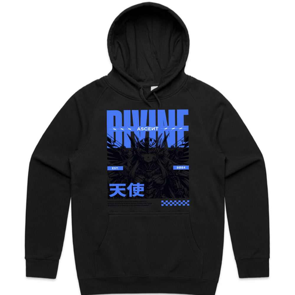 Divine Ascent: Neon Angelic Street Tee
