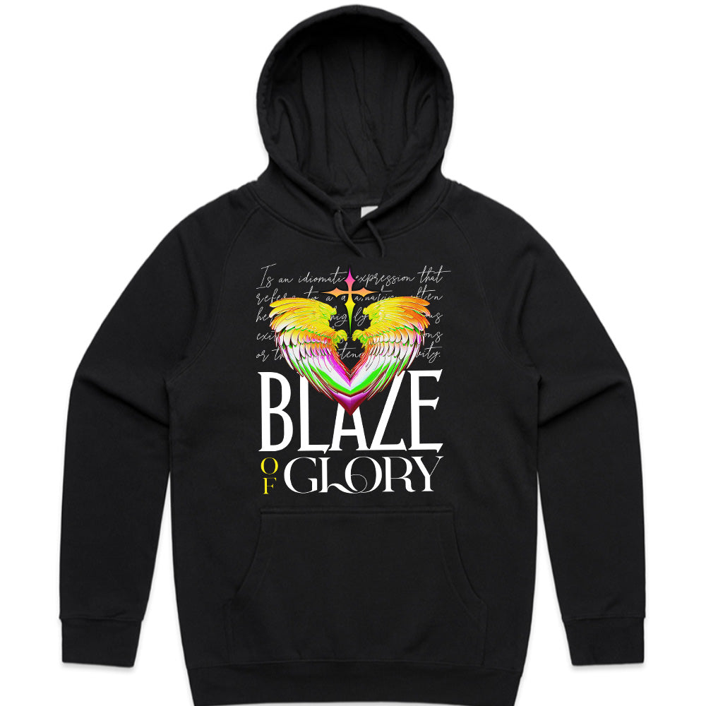 Celestial Flame: Blaze of Glory Wings Tee