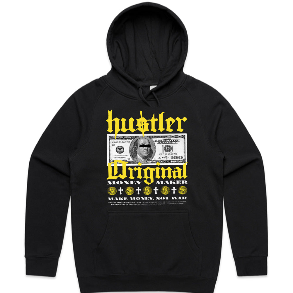 OG Hustler Tee – “Make Money, Not War” Classic Streetwear