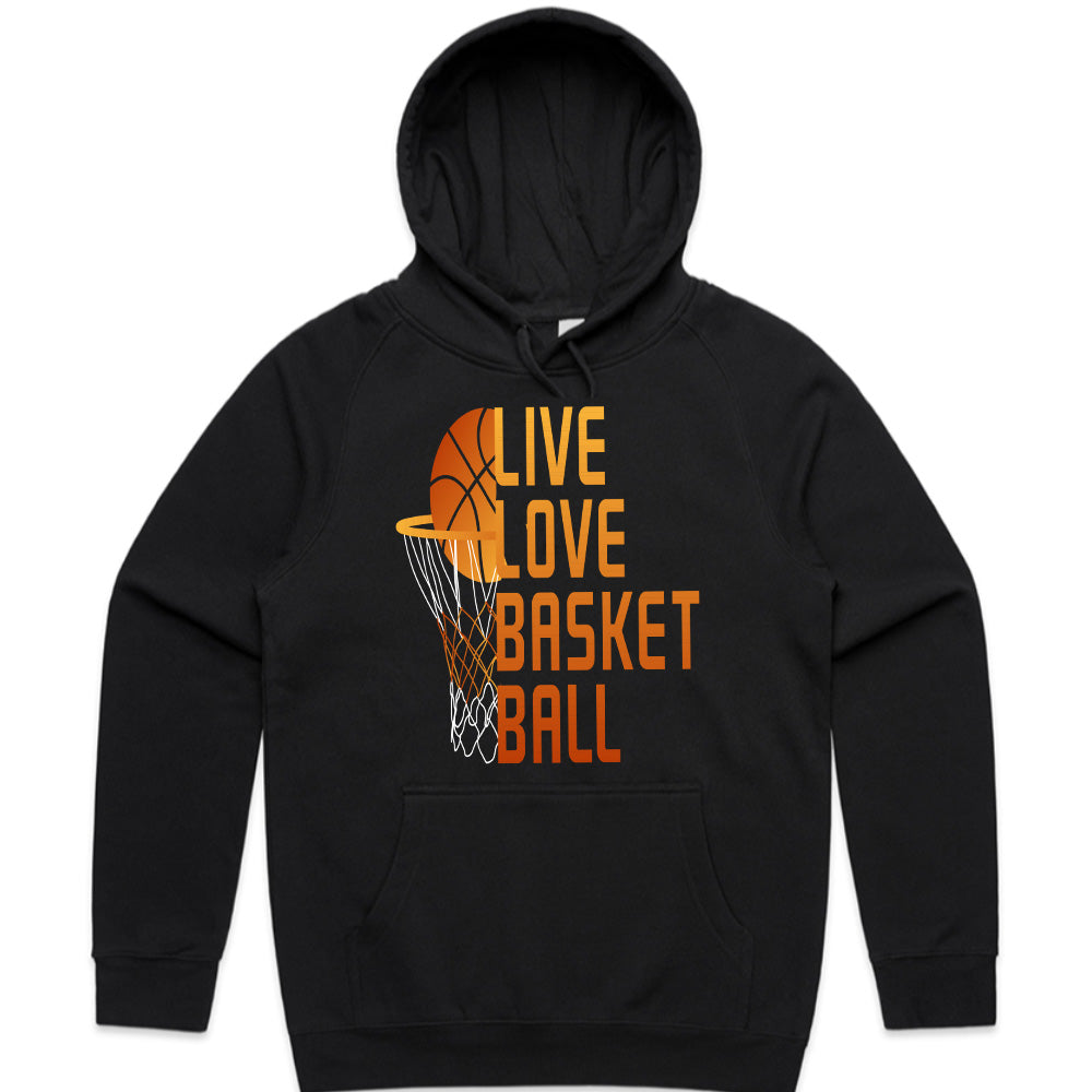 Hoop Dreams: Live Love Basketball Tee