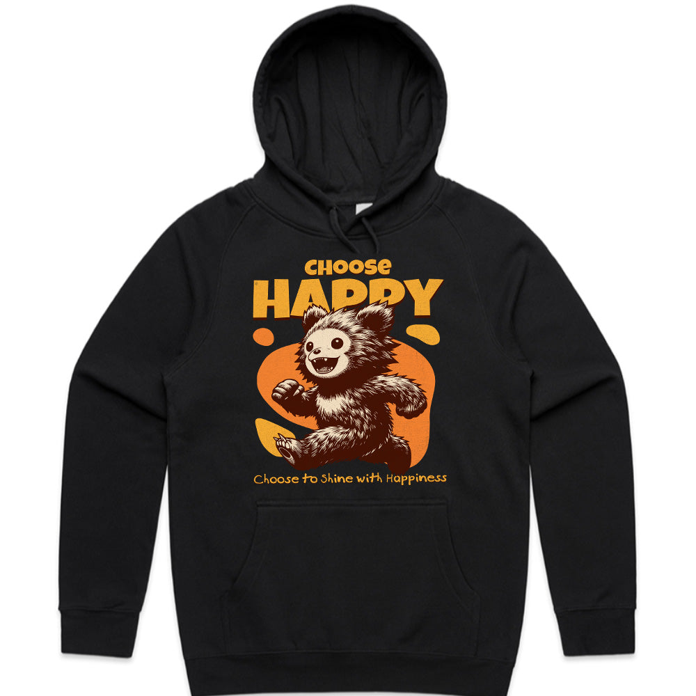 Fuzzy Joy: Choose Happy Tee