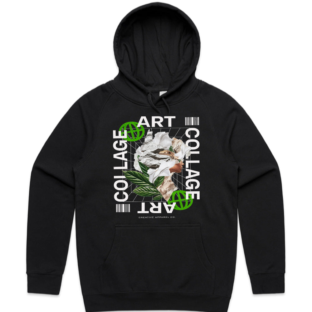 Collage Mind: Abstract Fusion Tee