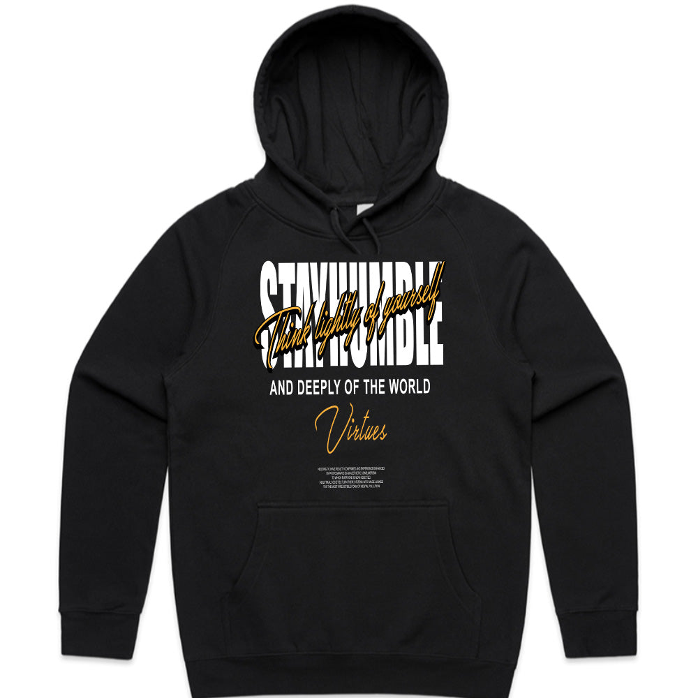 Virtues Manifest: Stay Humble Statement Tee