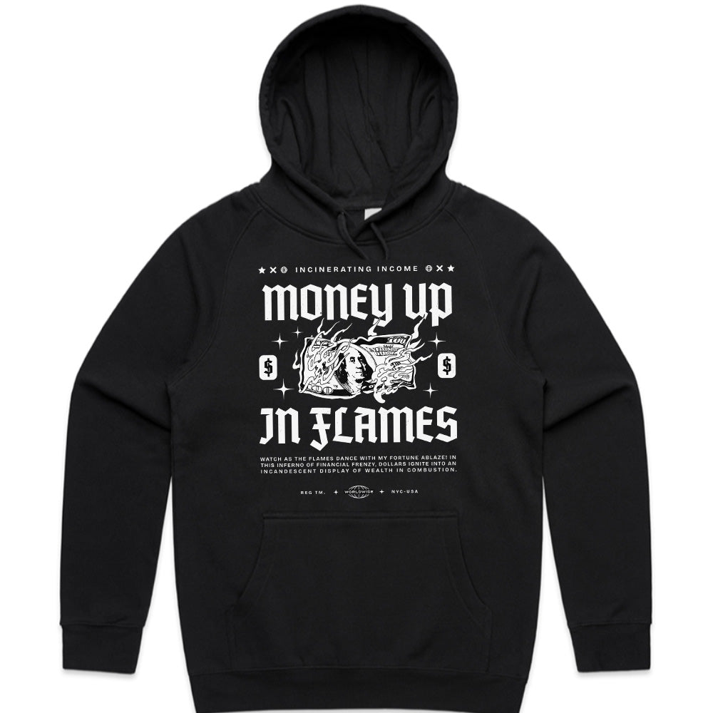 Money Up in Flames – Wealth Burn Edition Tee