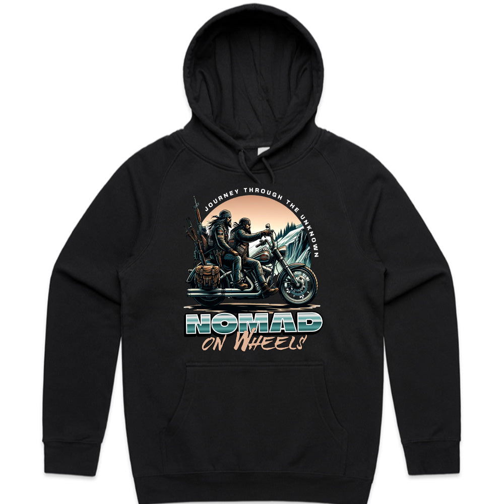 Nomad on Wheels: Journey Through the Unknown Tee