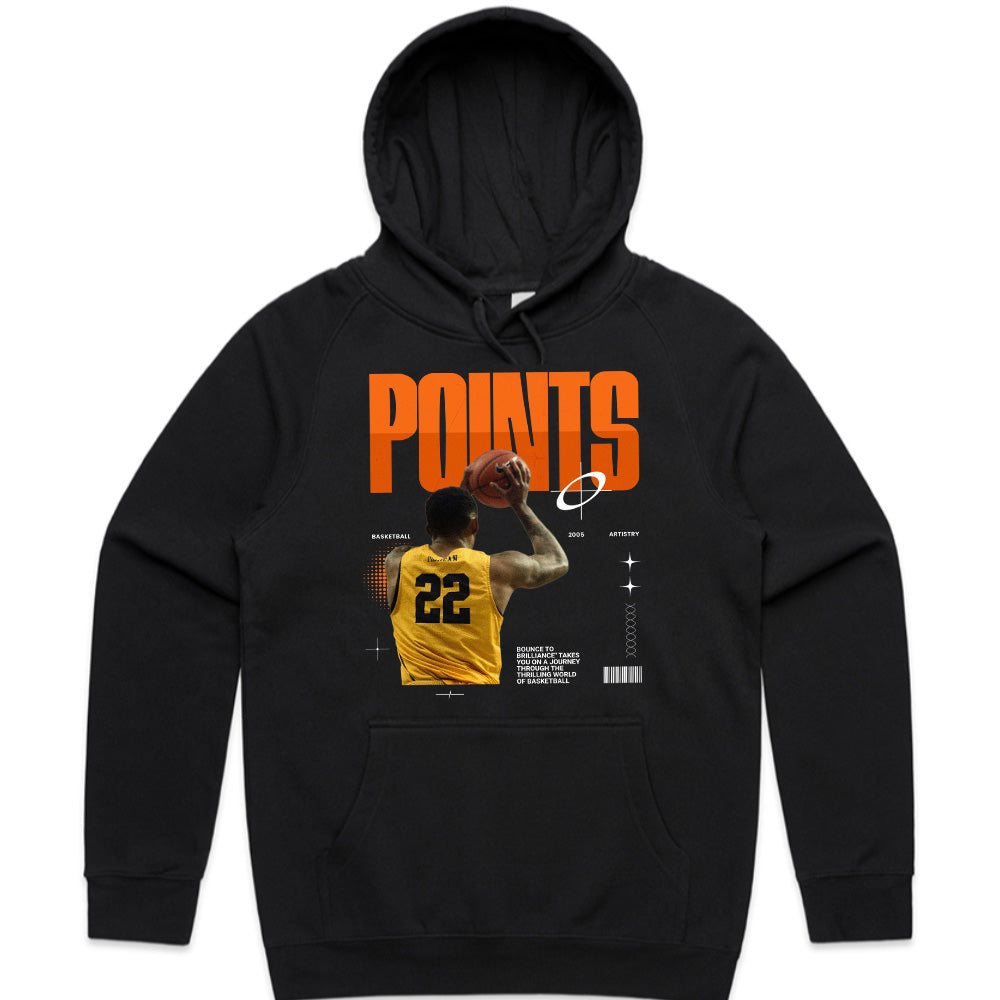 Clutch Shot: Points King Basketball Tee