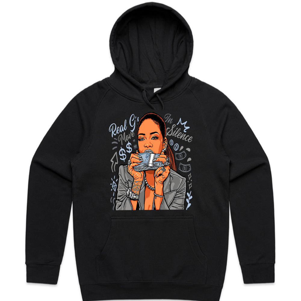 Silent Hustler Tee – “Real G’s Move in Silence” Exclusive Edition