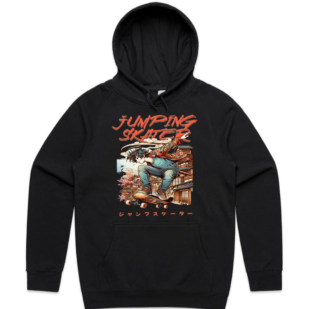 Skyline Shredder: Neo-Japanese Jump Skater Tee