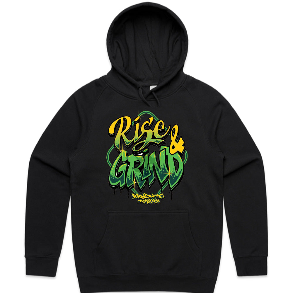 Urban Hustle: Rise & Grind Graffiti Tee