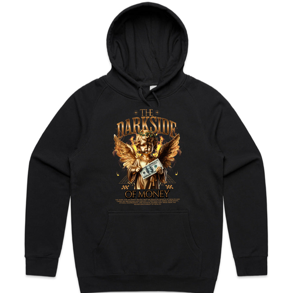 The Darkside of Money: Golden Angelic Warning Tee