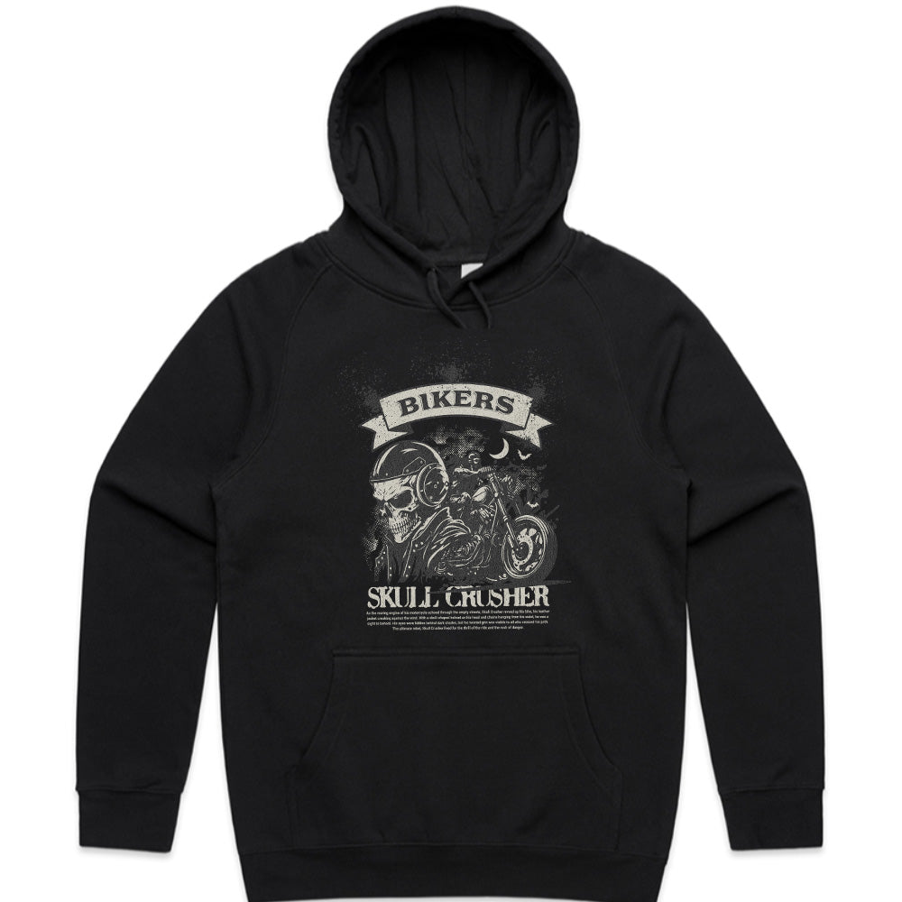 Bikers Skull Crusher T-Shirt – Ride Hard, Fear Nothing