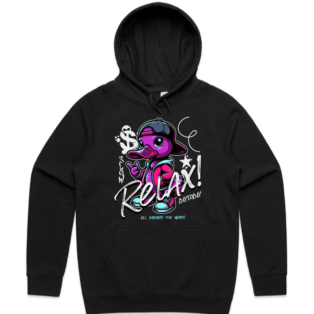 Chill Duck Vibe: 'Relax!' Streetwear Tee