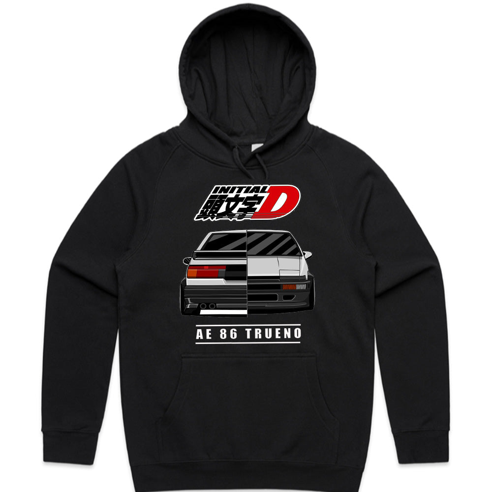 Initial D AE86 Trueno Rear Split Drift Legend T-Shirt