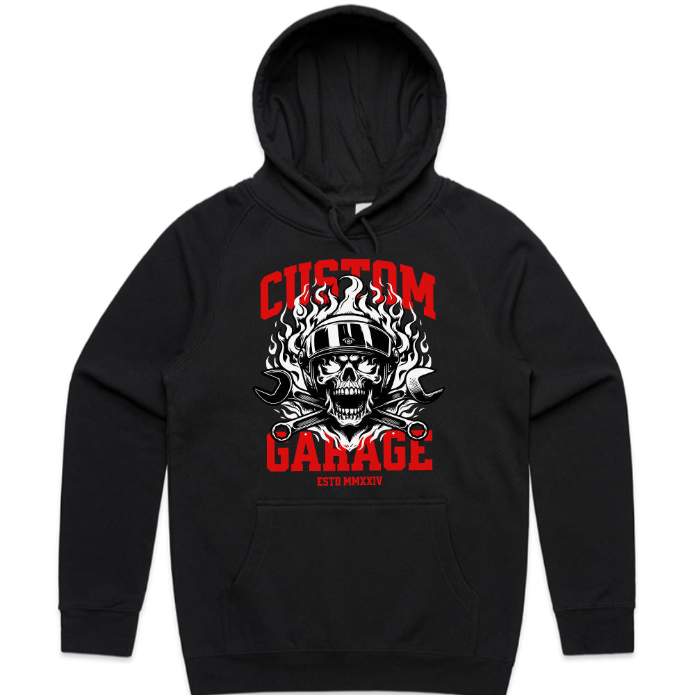 Infernal Mechanic: Custom Garage Skull Tee